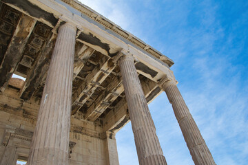 Sticker - Karyatides statues, Erehtheio, on the Acropolis in Athens, Greece