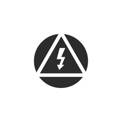 hight voltage icon vector illustration