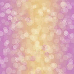 Wall Mural - abstract purple pink yellow golden blurred bokeh christmas or valentine day background texture.