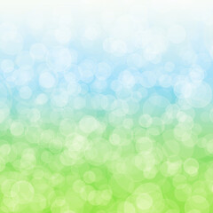 Wall Mural - abstract natural summer blue green sunny blurred motion bokeh background texture.