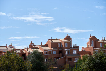 Sticker - Beautiful view of a small old Portuguese village in fine weather