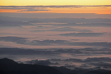 Canvas Print - clouds at sunrise
