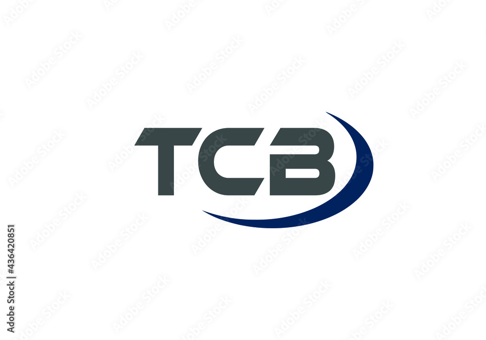 this is a creative text TCB logo icon Stock Vector | Adobe Stock