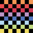 colorful and black color checker pattern background