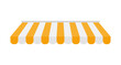 © anuwat - Vector shop awning. Rain protection awning for franchise stores The idea of ​​opening an online store