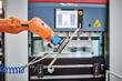 Robot load-unload system for cnc hydraulic sheet bending machine. Automation and robotics in industry