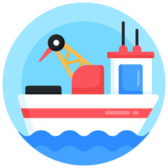 Poster - Drilling Ship 

