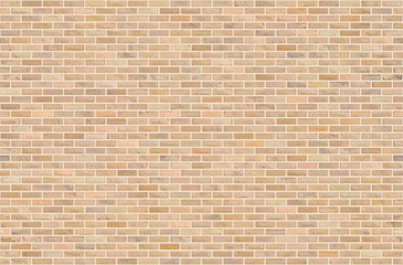 Wall Mural - beautiful brown block brick wall seamless pattern texture background