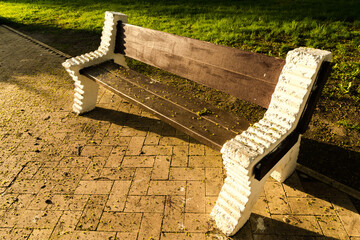 Wall Mural - bench in the park