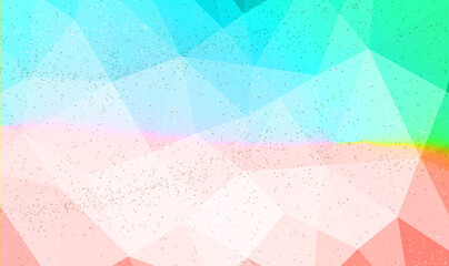 Wall Mural - Low polygon pastel background. Vector abstract irregular polygonal background.Light baby pastel colors. Shiny crystal poster design. Pink and blue mosaic design element. Vector illustration EPS10.