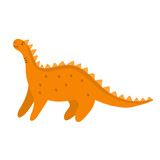 Fototapeta Dinusie - baby dinosaur, vector illustration
