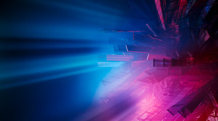 Futuristic technology style. Elegant background for business tech presentations. 3d illustartion 