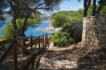 Advocat beach in Benisa, also Benissa of Alicante in Spain,