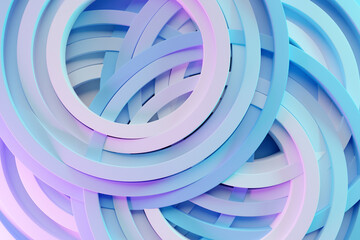 3d illustration blue abstract background with geometric figure. background design. abstract and colo