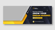 Corporate facebook cover web banner