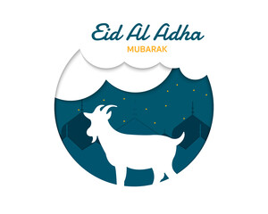 Eid Al Adha In Paper Style