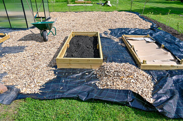 cultivation boxes and green house for self catering