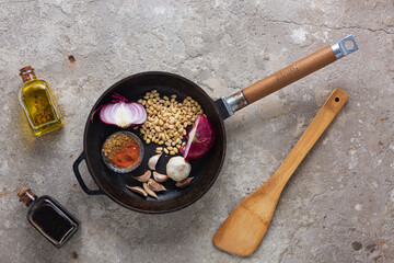 Wall Mural - Vegetarian Grilled Stuffed Eggplant Recipe