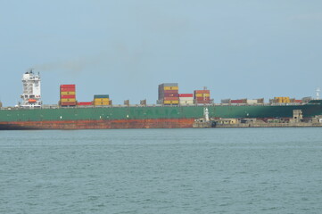 container cargo freight ship