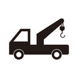 Tow truck icon vector illustration sign