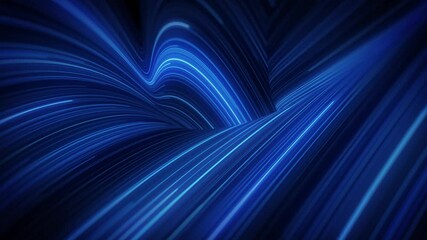 Wall Mural - abstract flowing particle lines data concept background loop/ sélectionnez des images clés sur un ca