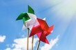 © RomanWhale studio - italy flag colors, patriotic italian background
