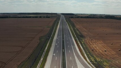 Wall Mural - Highway with traffic