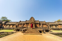Prasat Khao Phanom Rung Is A Stone Laterite Castle, Buri Ram Province, Thailand.