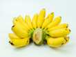 © Sun Image - Ripe yellow Banana isolated on white background.
