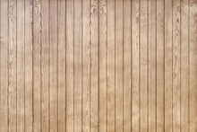 Stylish Contemporary Wainscoting Made Of Thin Light Toned Ash Timber Planks As Textured Background For Design Close View