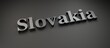 © zavarts - Abstract Slovakia 3D TEXT Rendered Poster (3D Artwork)