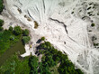 aerial photo of sand quarry