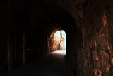 Fototapeta Desenie - tunnel in the cave