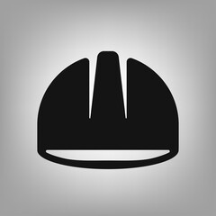 Helmet icon for the interface of applications, games.