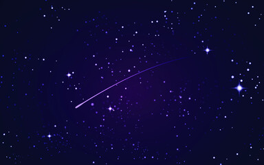 Wall Mural - starry night sky
