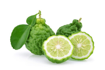 Poster - Bergamot isolated on white background