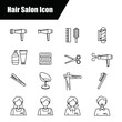 © WingYi - set of icons for Hair Salon