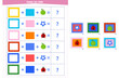 © Ирина Меркулова - Logic game for children. Fold the elements and choose the answer from the options