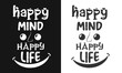 © Sabuj Shaheb - Motivational typography tee shirt design for live positive feel happy and better life.