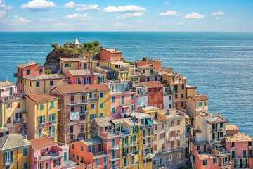 Wall Mural - Manarola village in Cinque Terre national park, Italy