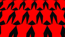 Black Background And Red Star Abstract Background