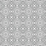 Fototapeta Młodzieżowe - Vector monochrome seamless pattern, Abstract endless texture for fabric print, card, table cloth, furniture, banner, cover, invitation, decoration, wrapping.