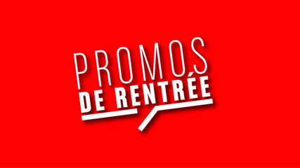 Sticker - promos de rentrée