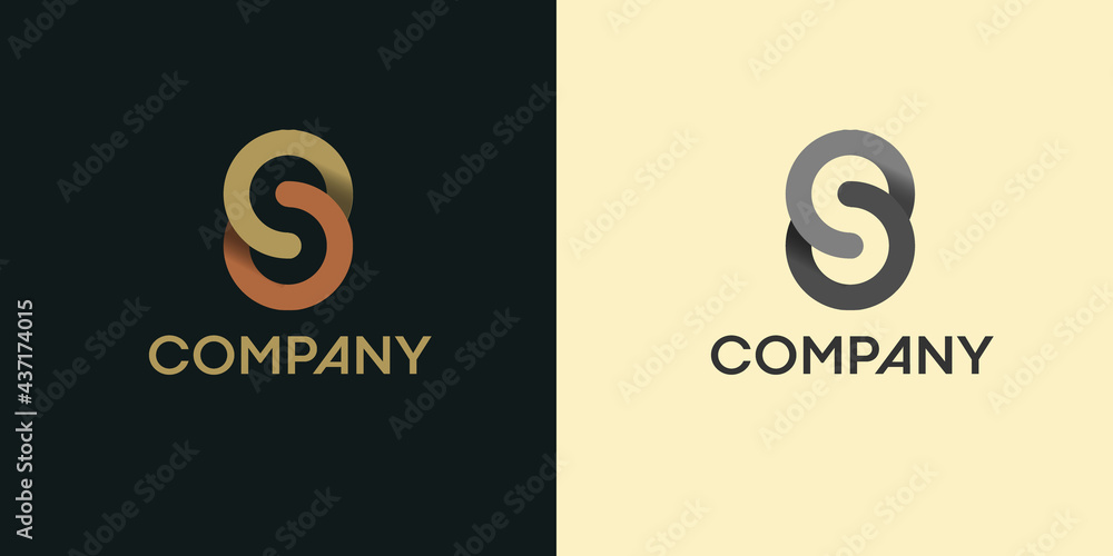 infinity letter S logo design template, vector logo illustration design ...