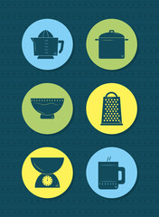 Sticker - kitchen utensils set