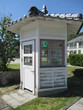 世界遺産、三角西港にある、古い公衆電話ボックス