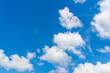 © ARVD73 - White and gray clouds in blue sky.nice day during the hot spring or summer season.copy space.