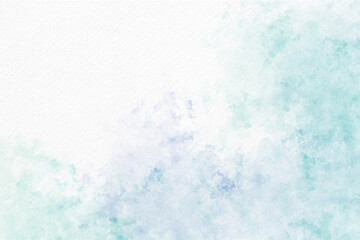 Wall Mural - Soft blue watercolor abstract background