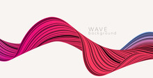 Vector Abstract Background With Color Abstract Wave