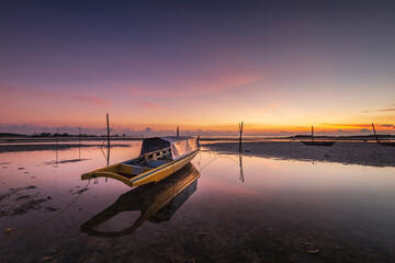 Wall Mural - Wonderful Sunrise at Batam Bintan Island Indonesia